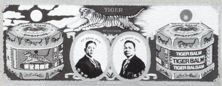 TIGER BALM® Produkte aus dem Jahr 1930